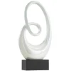 Abstract Swirl Sculpture