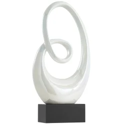 Abstract Swirl Sculpture