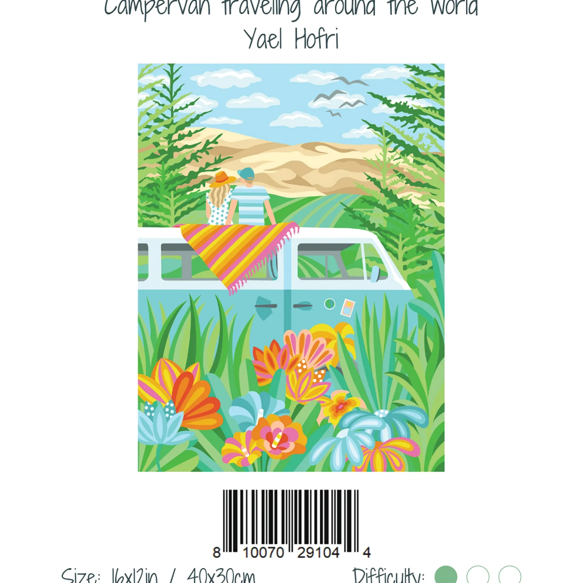 Adult Beginner Paint-by-Numbers Kit