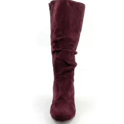 Amanda D'Laurie Tall Scrunch Boot: Rich Suede Look with 1