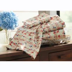Americana Floral Microfiber Sheet Set