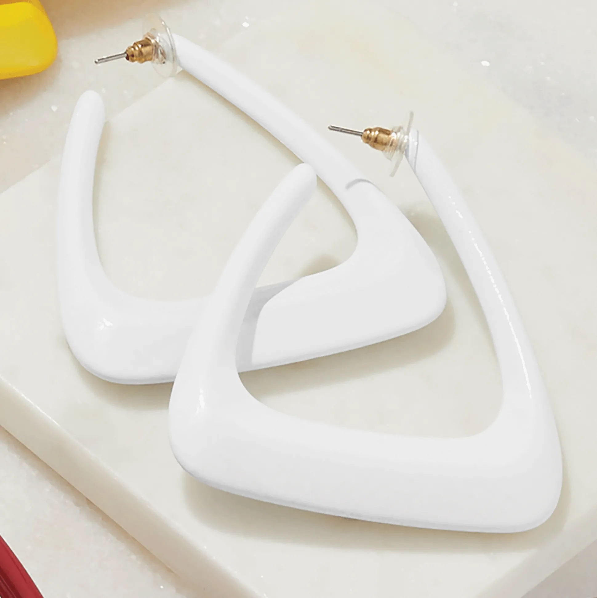 Angle Color Hoops