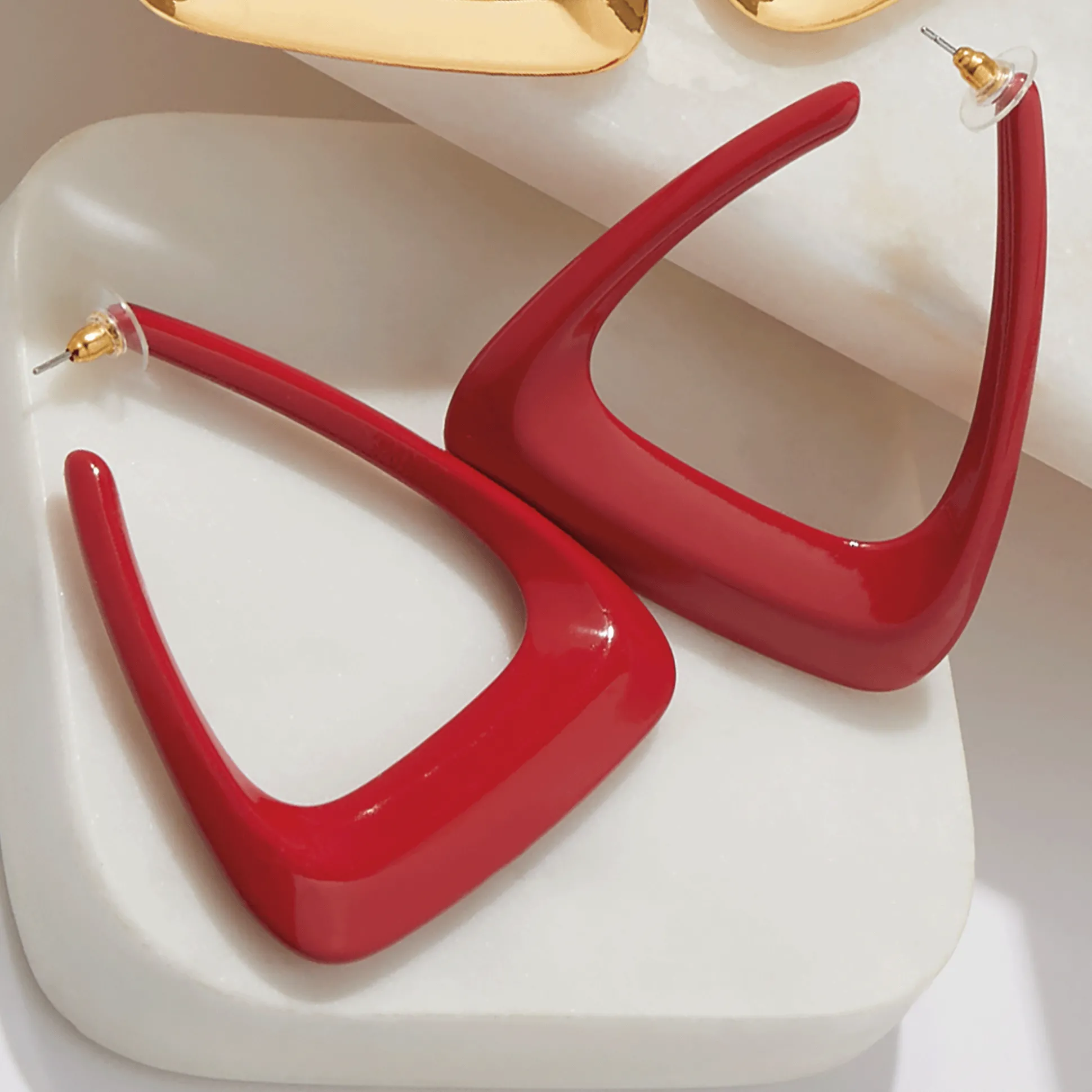 Angle Color Hoops
