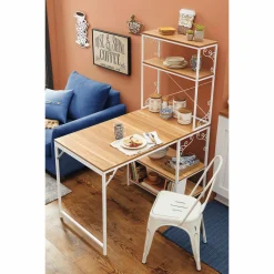 Bakster Shelves with Foldout Table