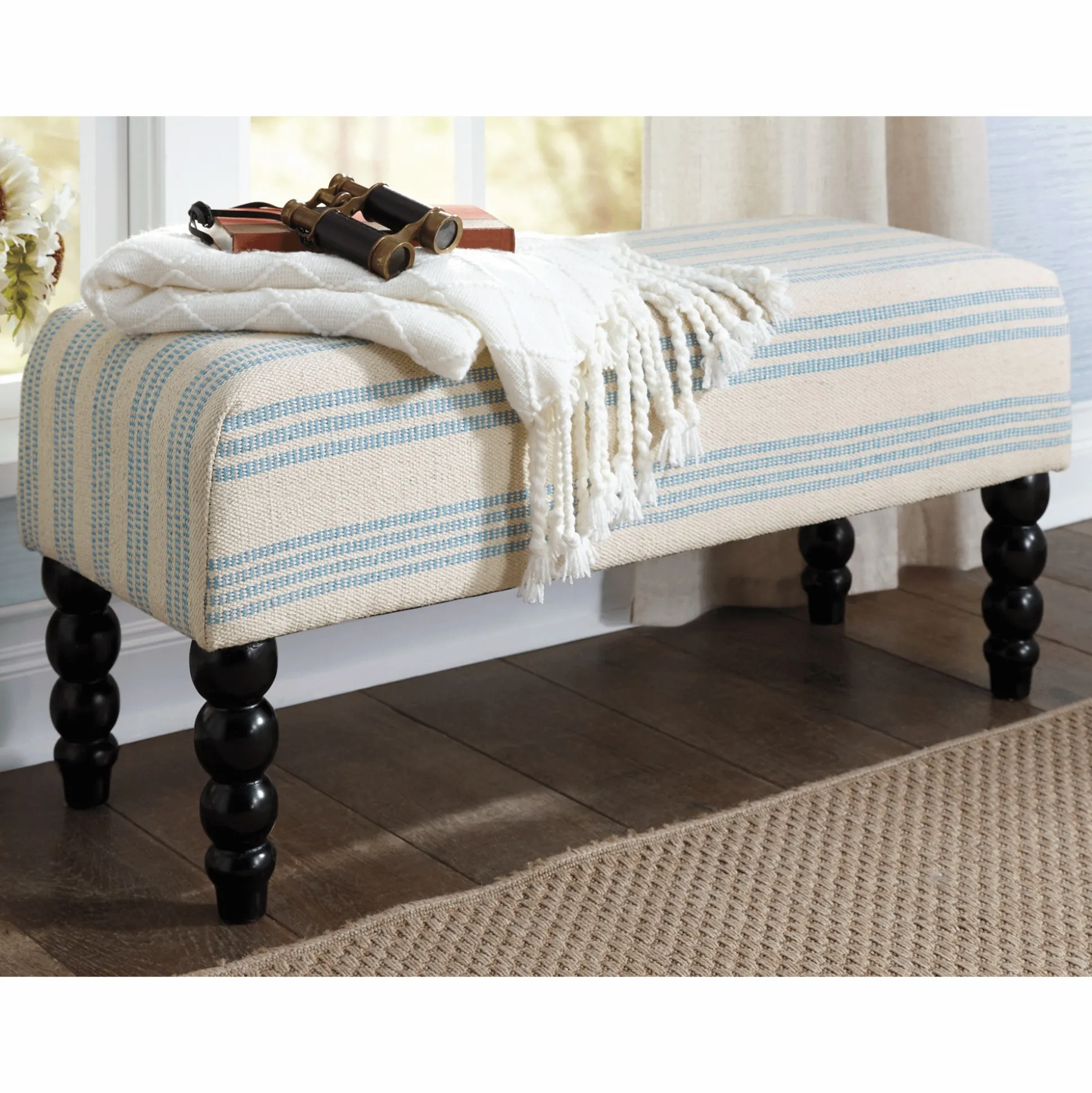 Balen Striped Bench