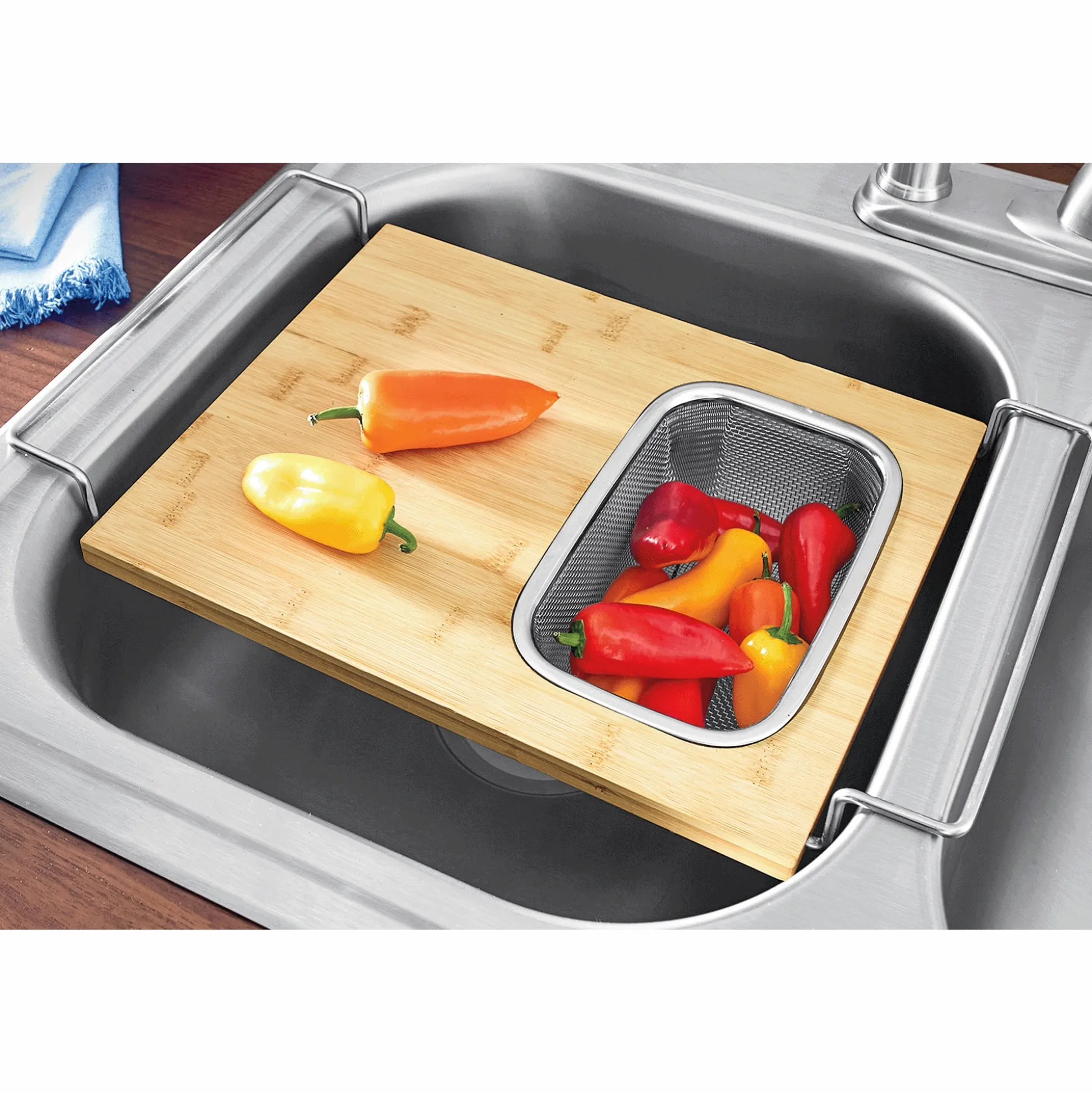 Bamboo Kitchen Sink Workstation