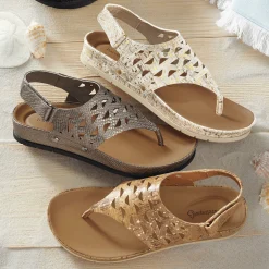 BareTraps Winika Thong Sandal with Cutouts