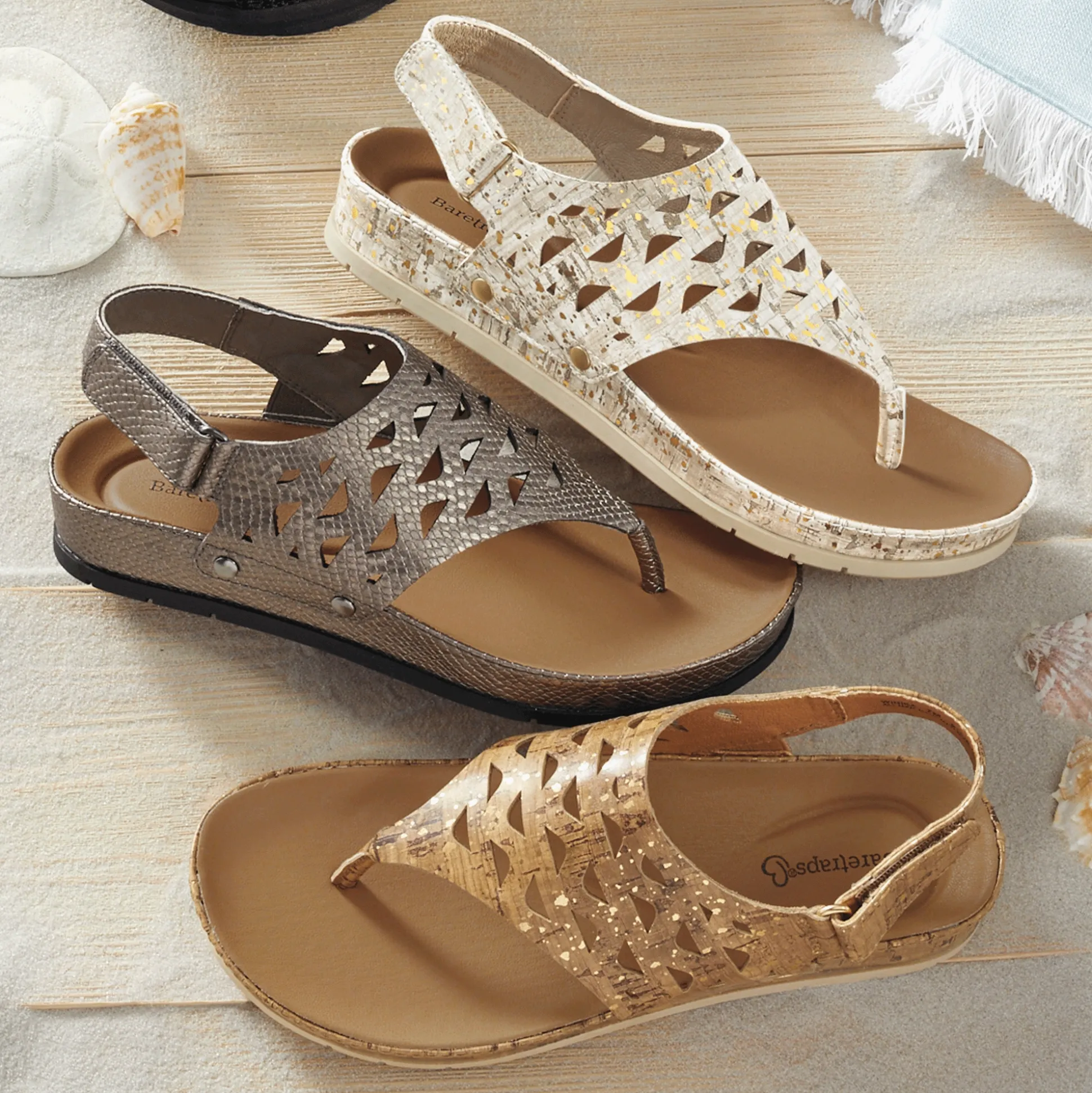BareTraps Winika Thong Sandal with Cutouts