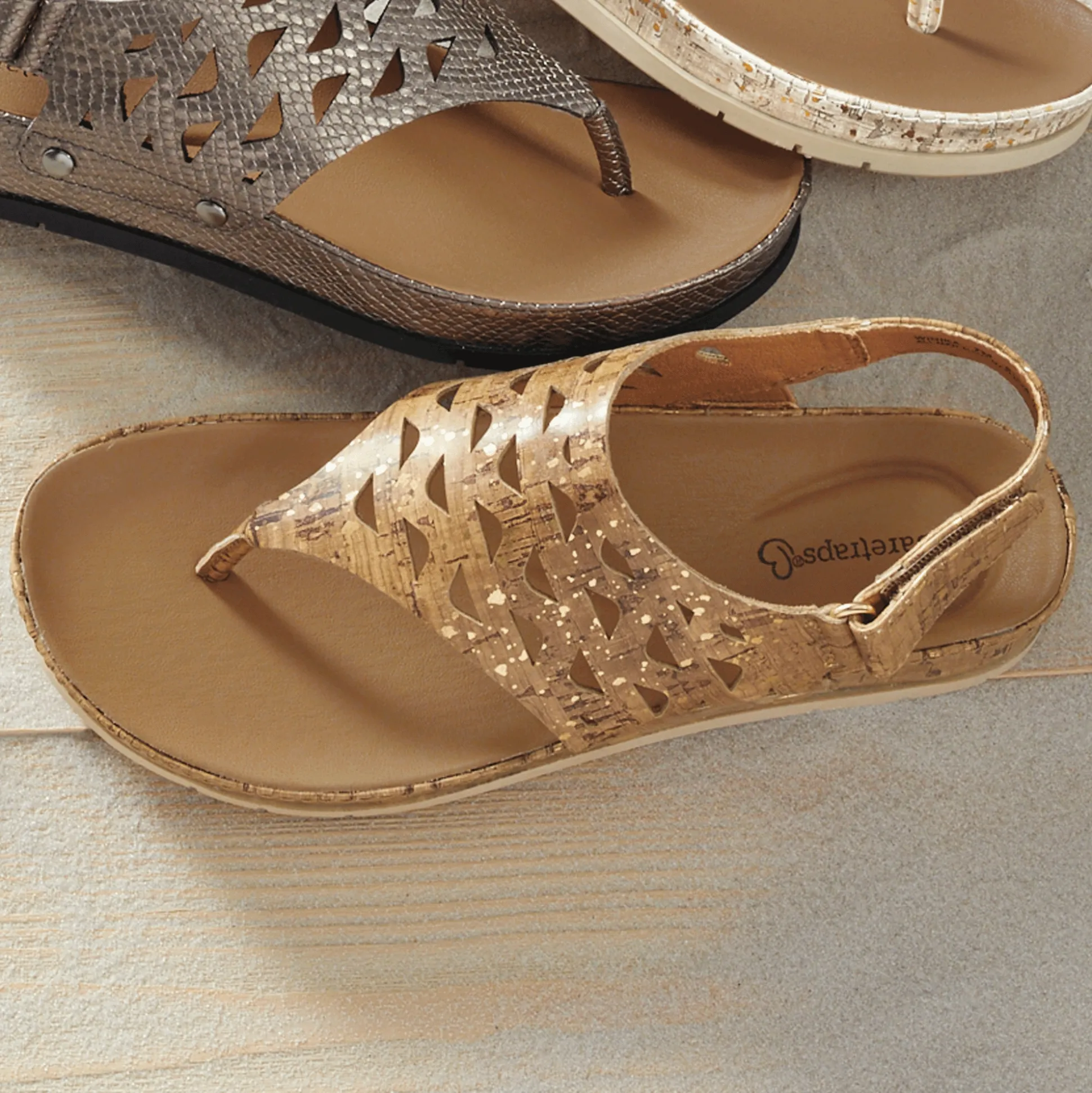BareTraps Winika Thong Sandal with Cutouts