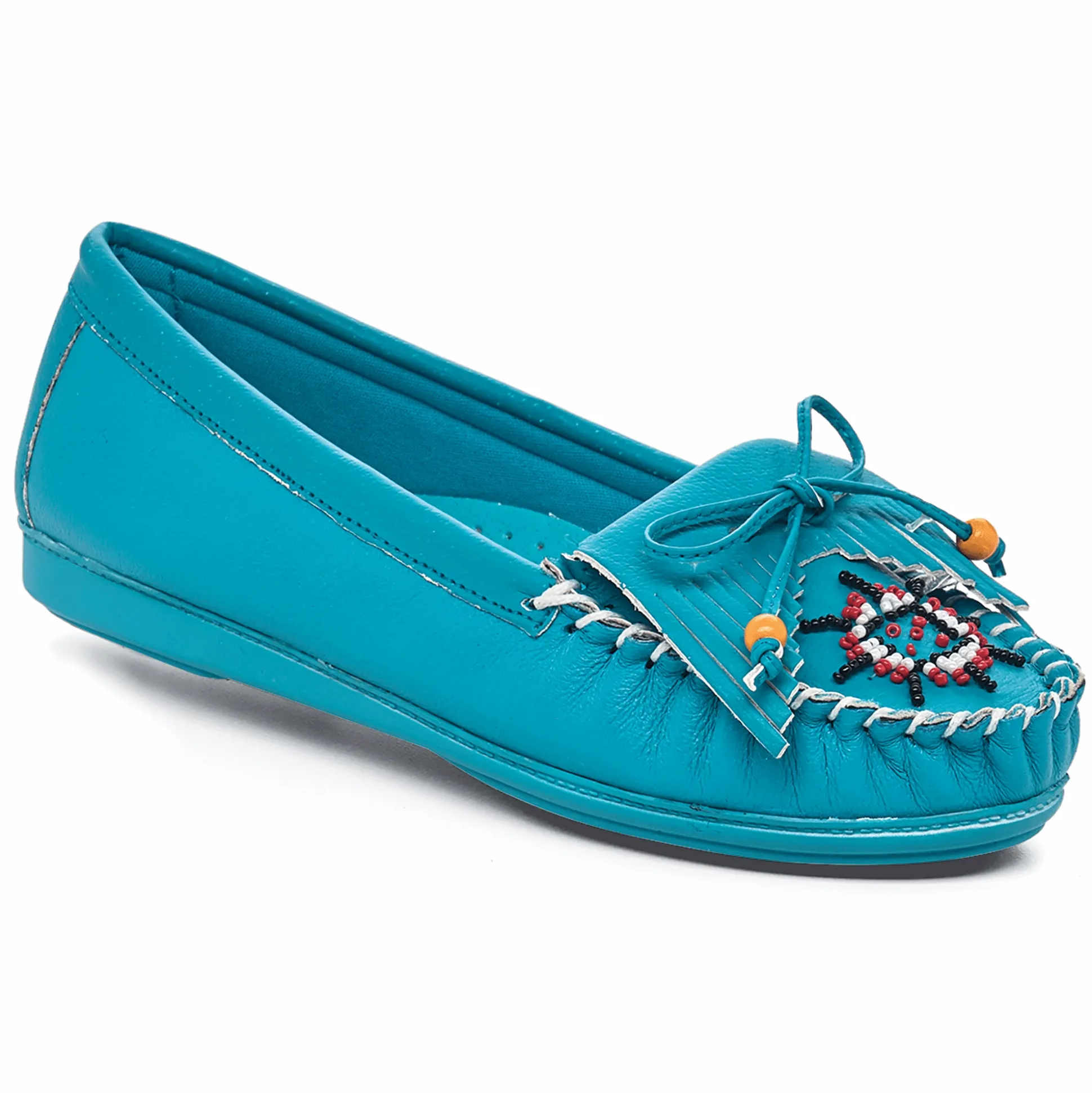 Beaded Women's Moccasin with Arch Support