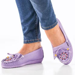 Beaded Women's Moccasin with Arch Support