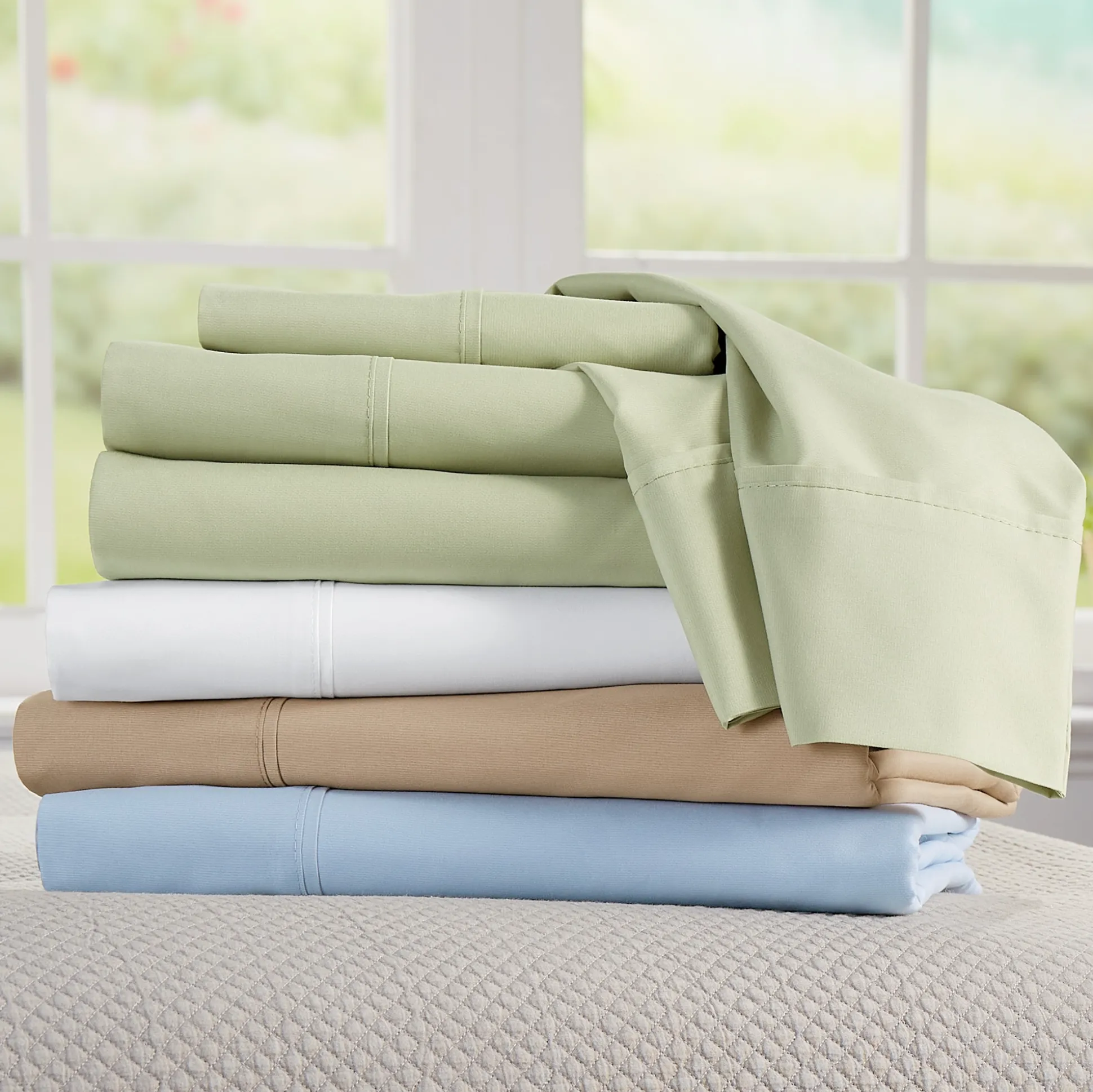 Bedtite CoolMax No-Shift Cooling Microfiber Sheet Set