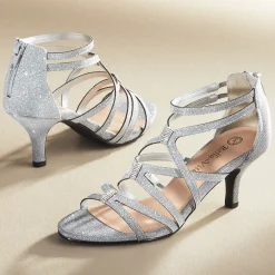 Bella-Vita Karlette Back-Zip Sandal for Women with 2.75" Heel