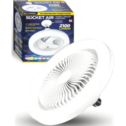 Bell+Howell 2100-Lumen Socket Air Fan Light