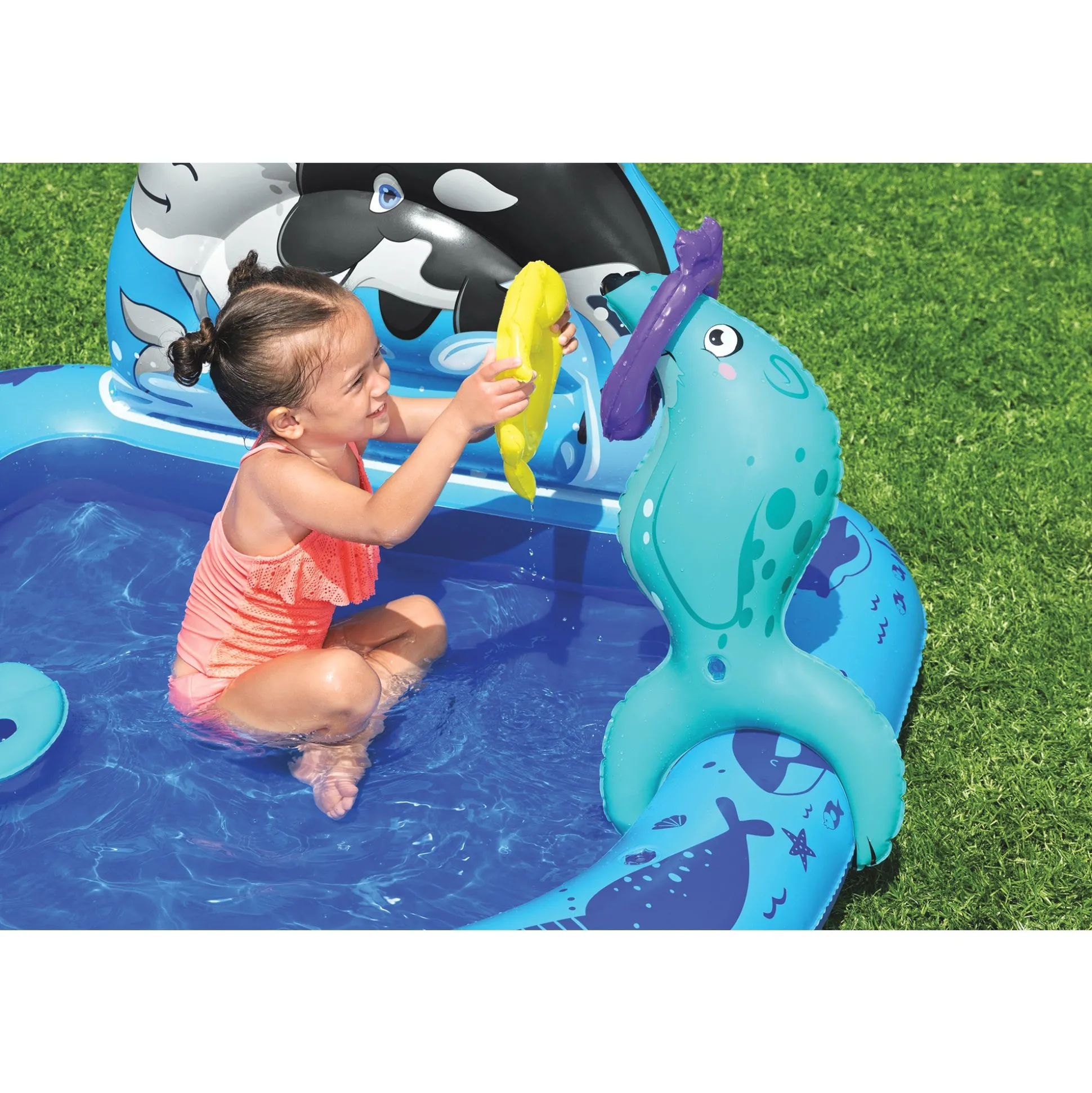 Bestway H2OGO! Polar Pals Kids Inflatable Water Play Center