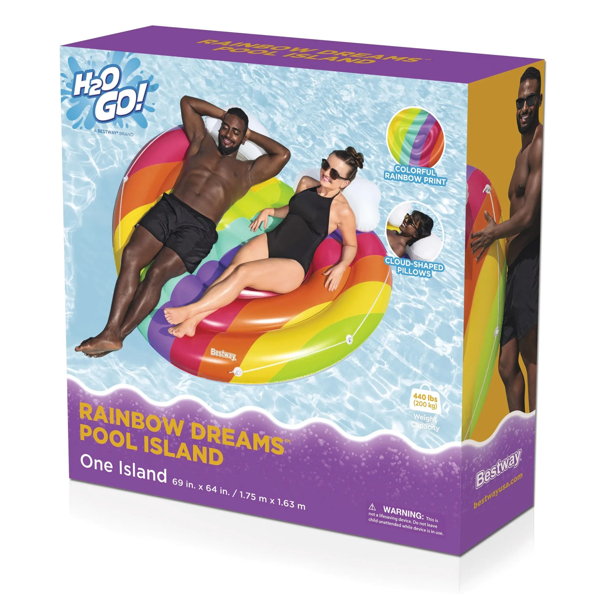 Bestway Rainbow Dreams Pool Island