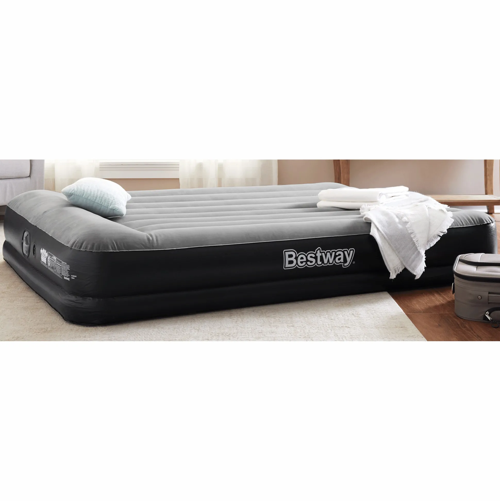 Bestway Tritech 14" Air Mattress with Built-In Electric Pump