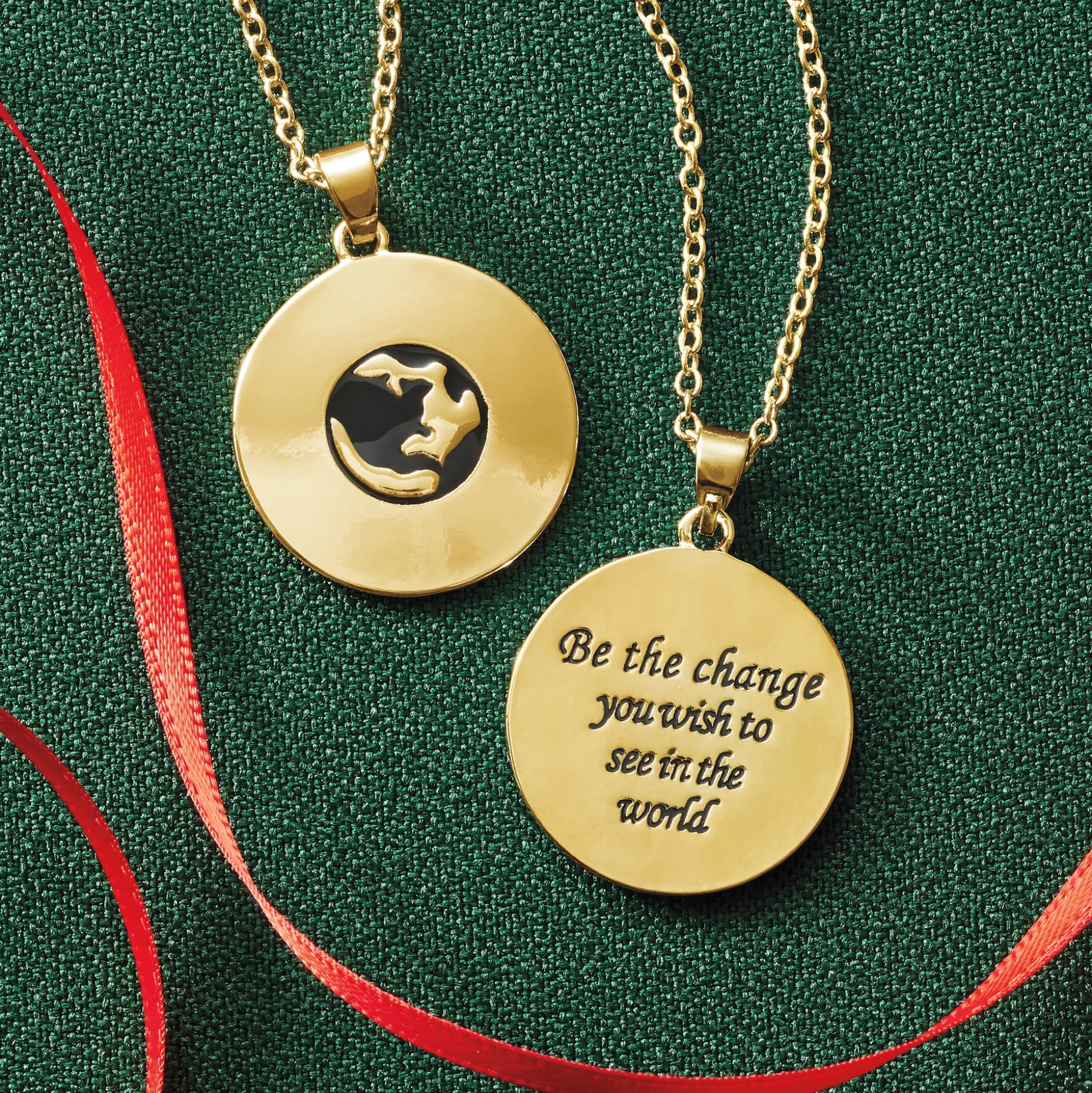 Be the Change World Pendant
