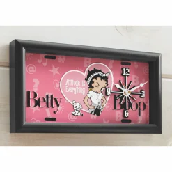Betty Boop Framed Wall Clock