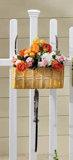 Bike Basket Wall Planter
