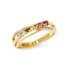 Birthstone/Family Crossover Ring