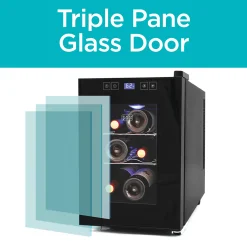 BLACK+DECKER Thermoelectric 6-Bottle Wine Cellar