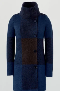 Block Sweater Coat