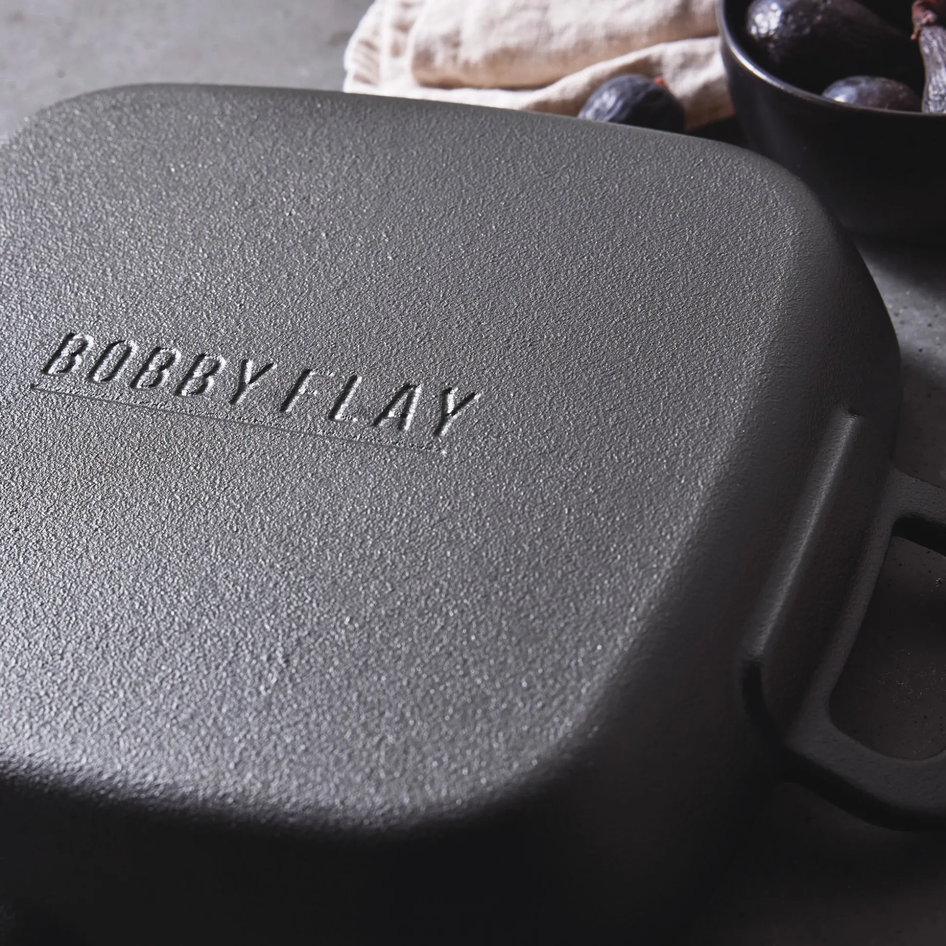 Bobby Flay by GreenPan 11" Cast Iron Square Grill Pan