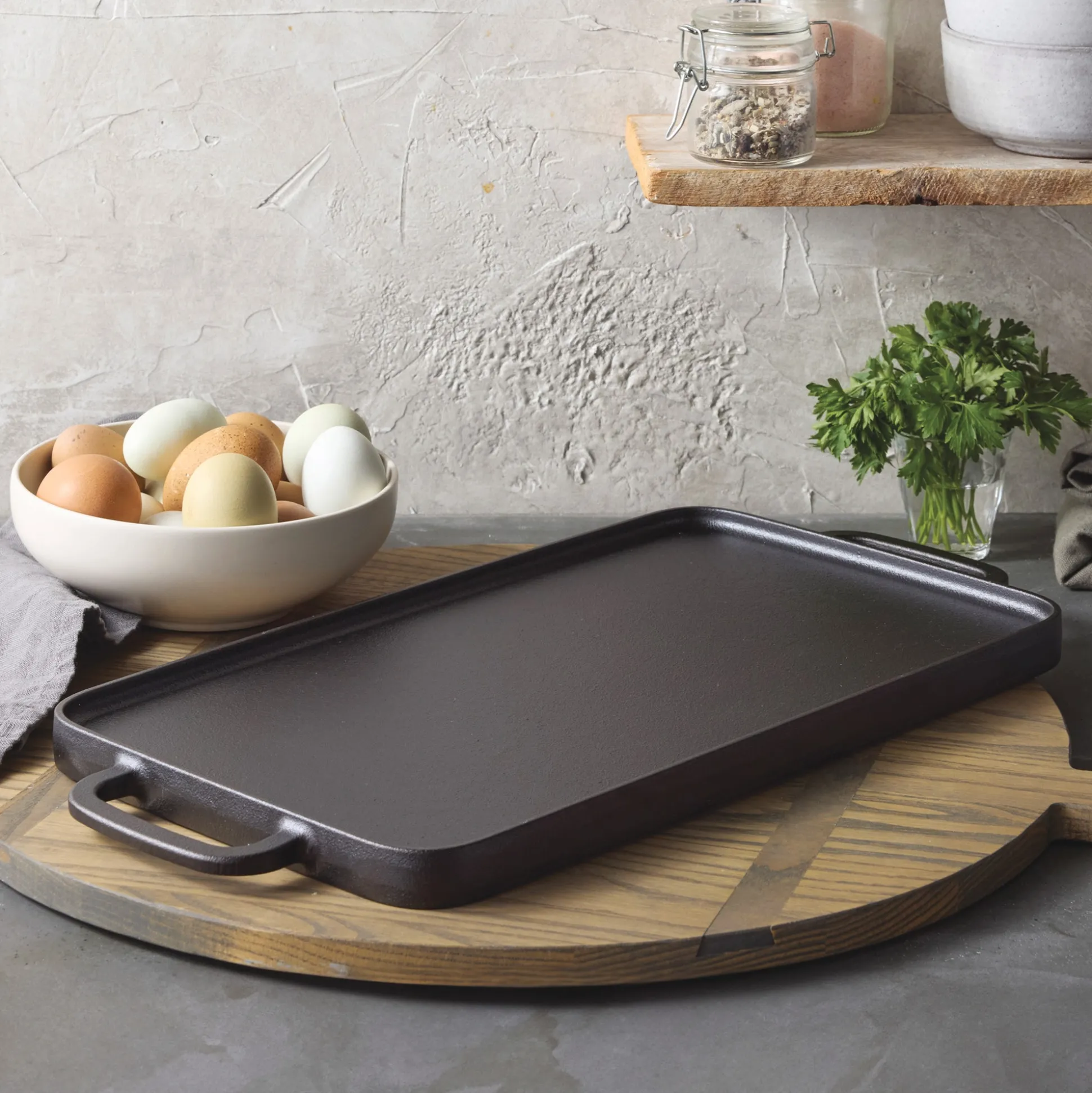 Bobby Flay by GreenPan Reversible Cast Iron Grill/Griddle Pan
