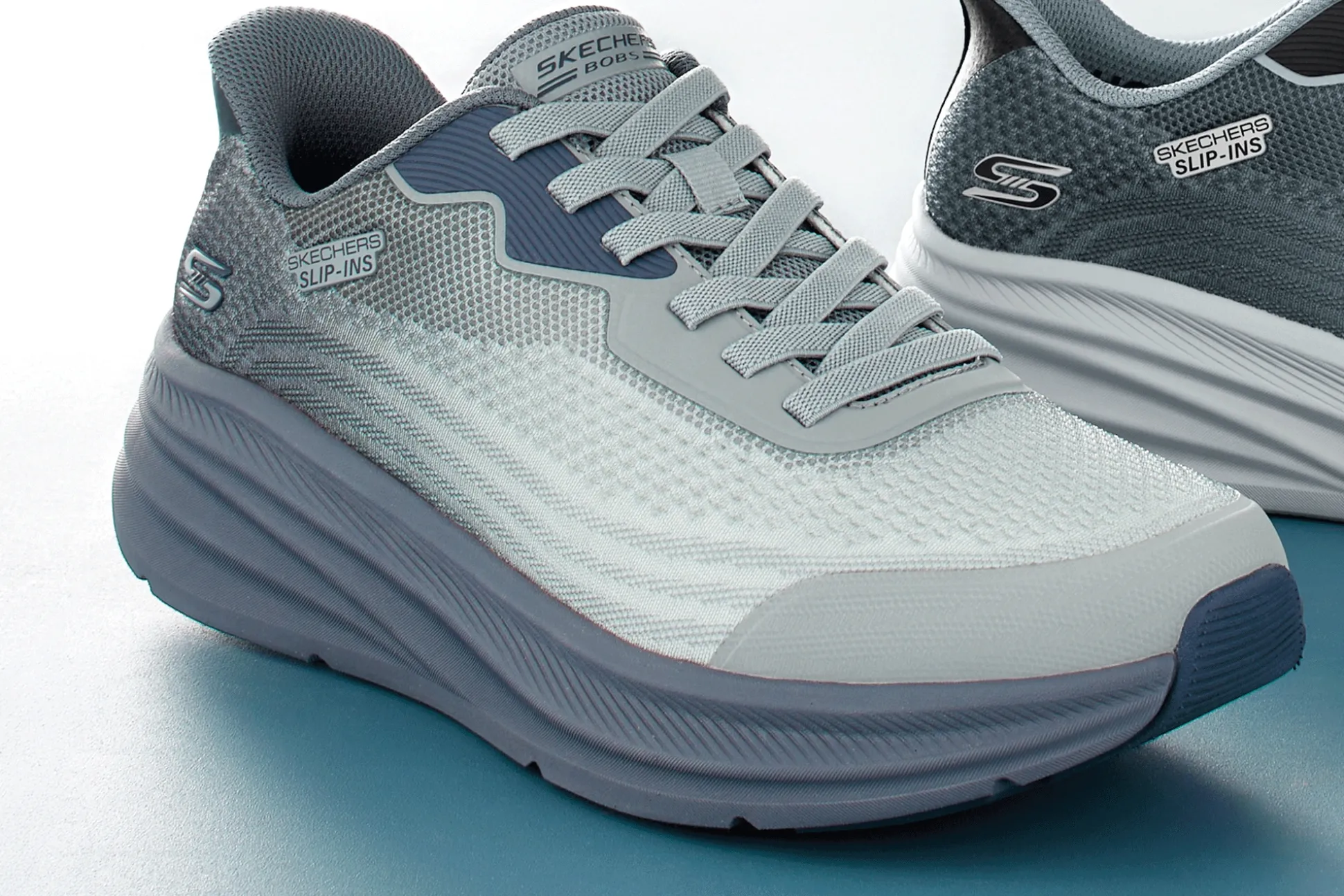 BOBS Men’s Slip-Ins Skillz Gradient Flow Shoe by Skechers