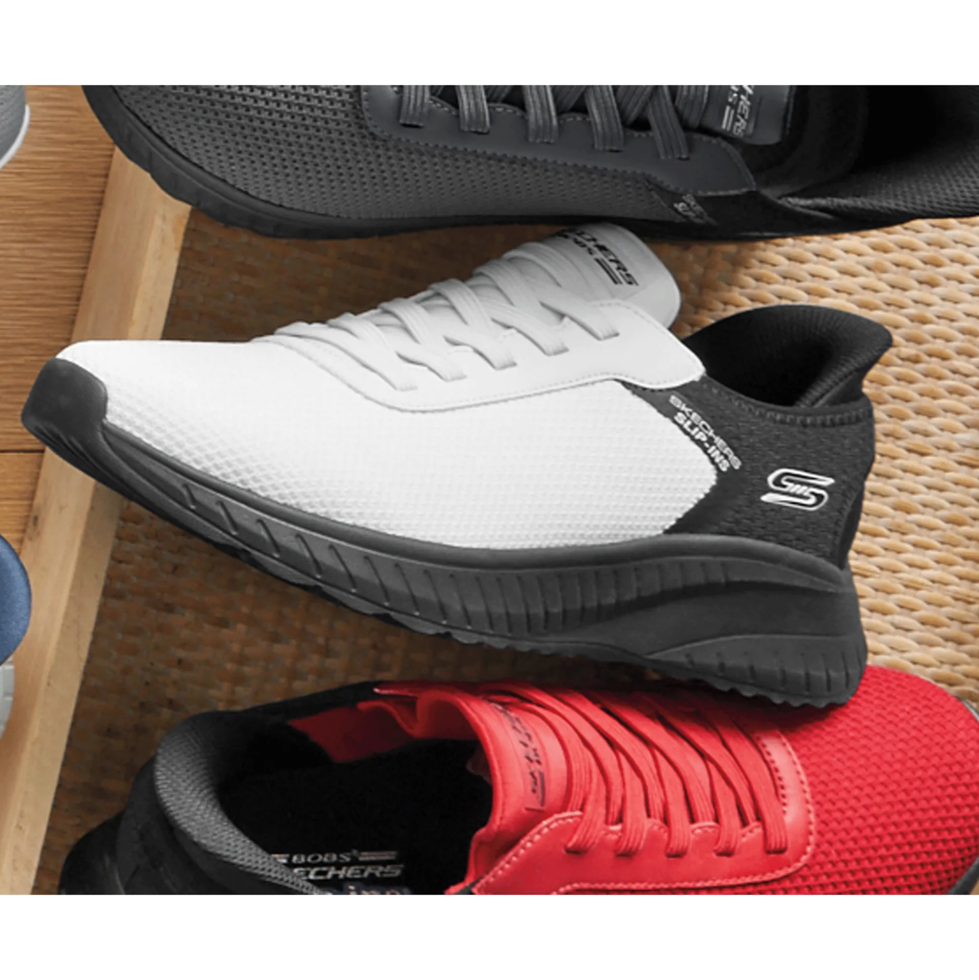 BOBS Men's Slip-Ins Squad Chaos Sneaker by Skechers