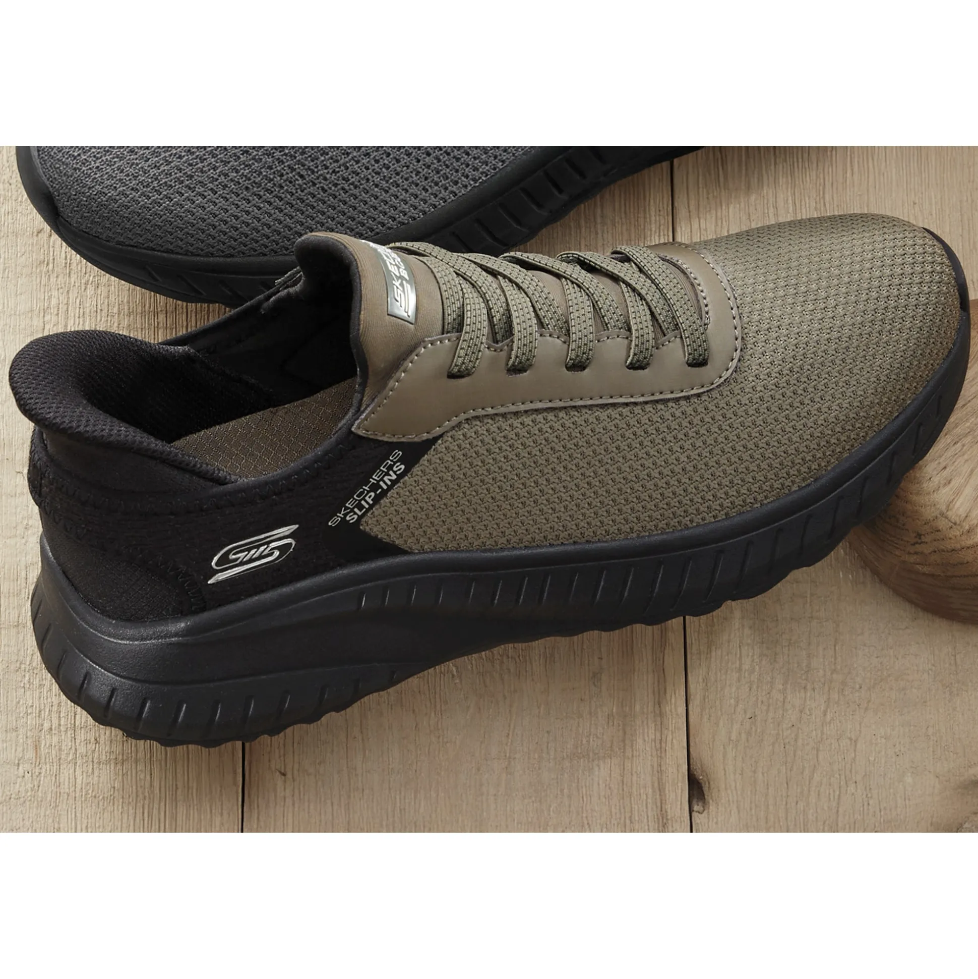 BOBS Men's Slip-Ins Squad Chaos Sneaker by Skechers