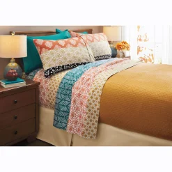 Bohemian Stripe Microfiber 6-pc. Sheet Set