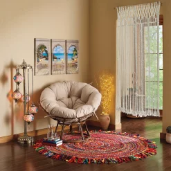 Boho Braided Rug