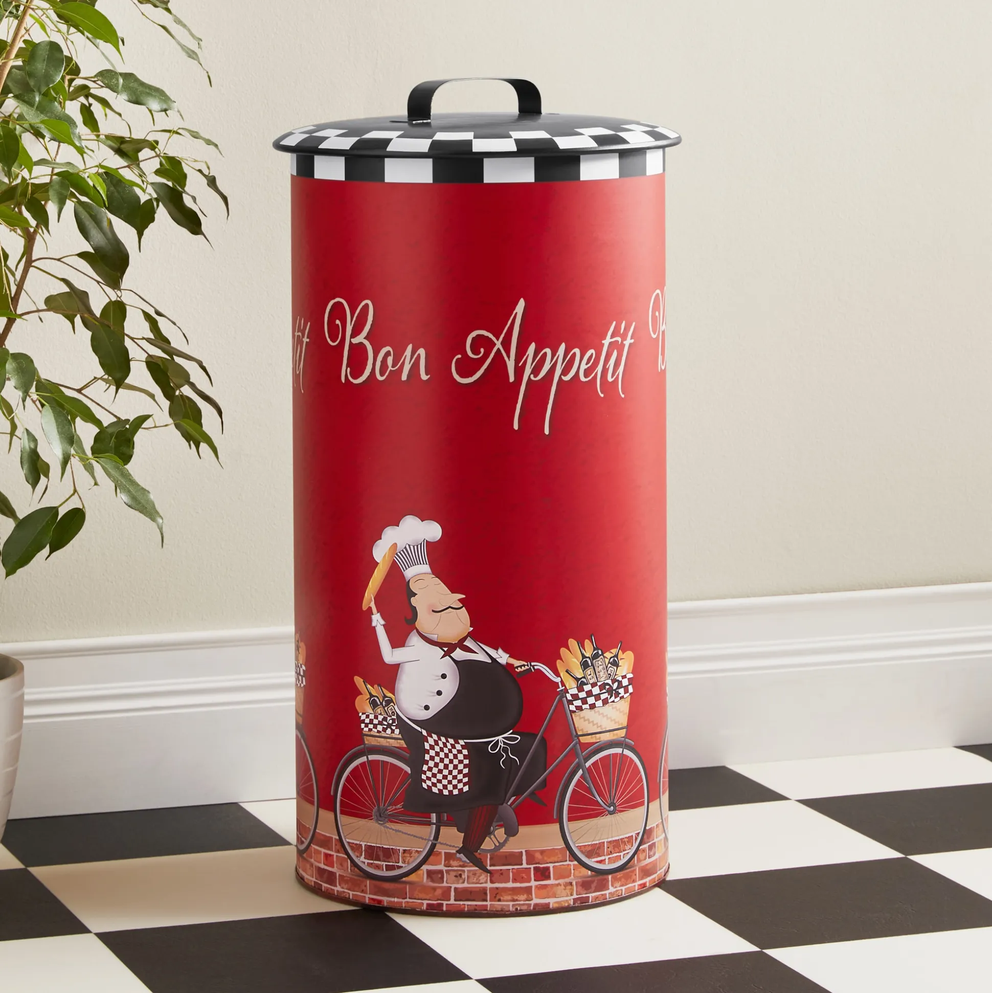 Bon Appétit Chef Trash Can