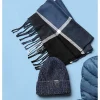 Britt’s Knits Men’s Winter Harbor Hat & Scarf Set