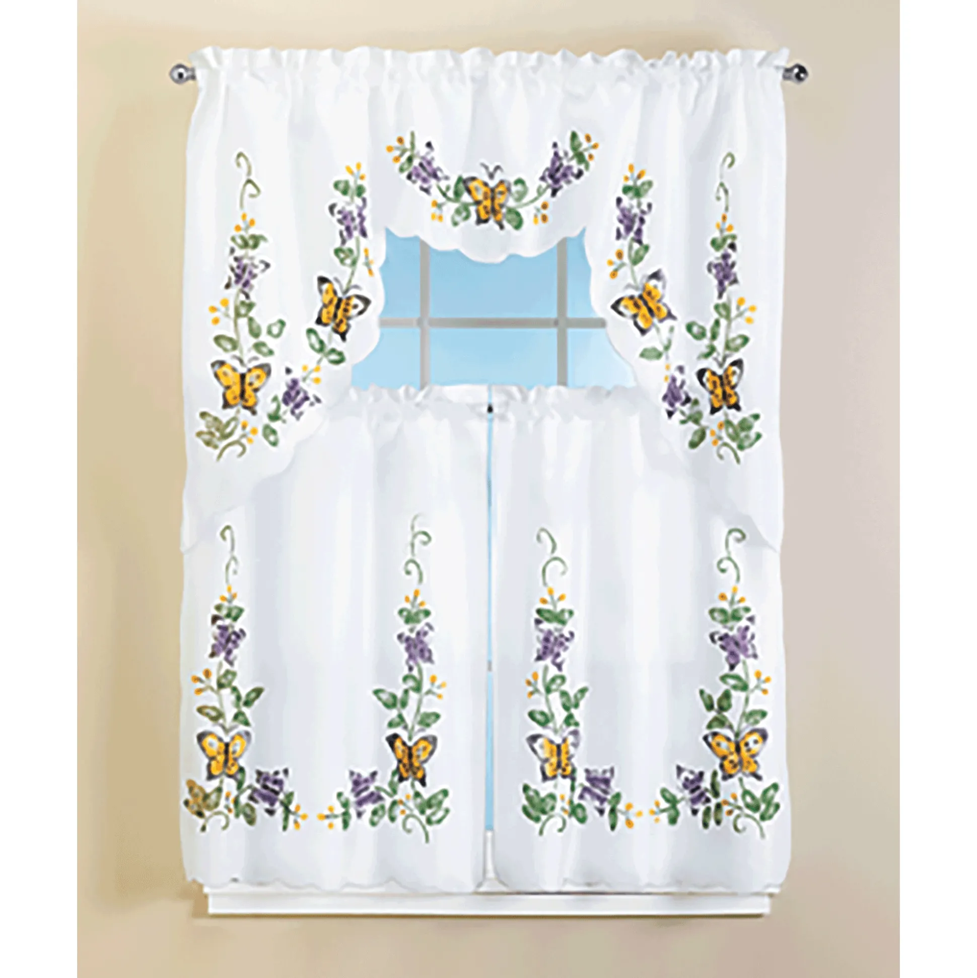 Butterfly Curtain Set