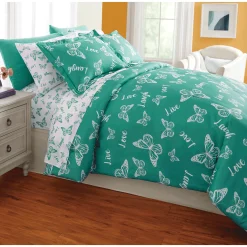 Butterfly Sentiments Down-Alternative Comforter