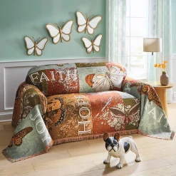 Butterfly Sentiments Furniture Throw