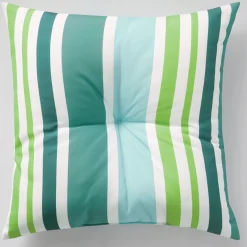 Button-Tufted Outdoor Pillow