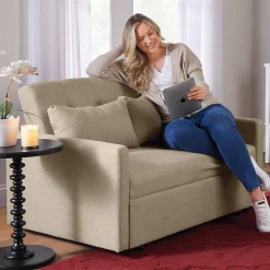 Cali Convertible Sleeper Loveseat