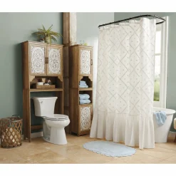 Cate Chenille Shower Curtain
