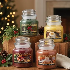 Cheerful Candle 16-oz. Fall/Holiday Jar Candle