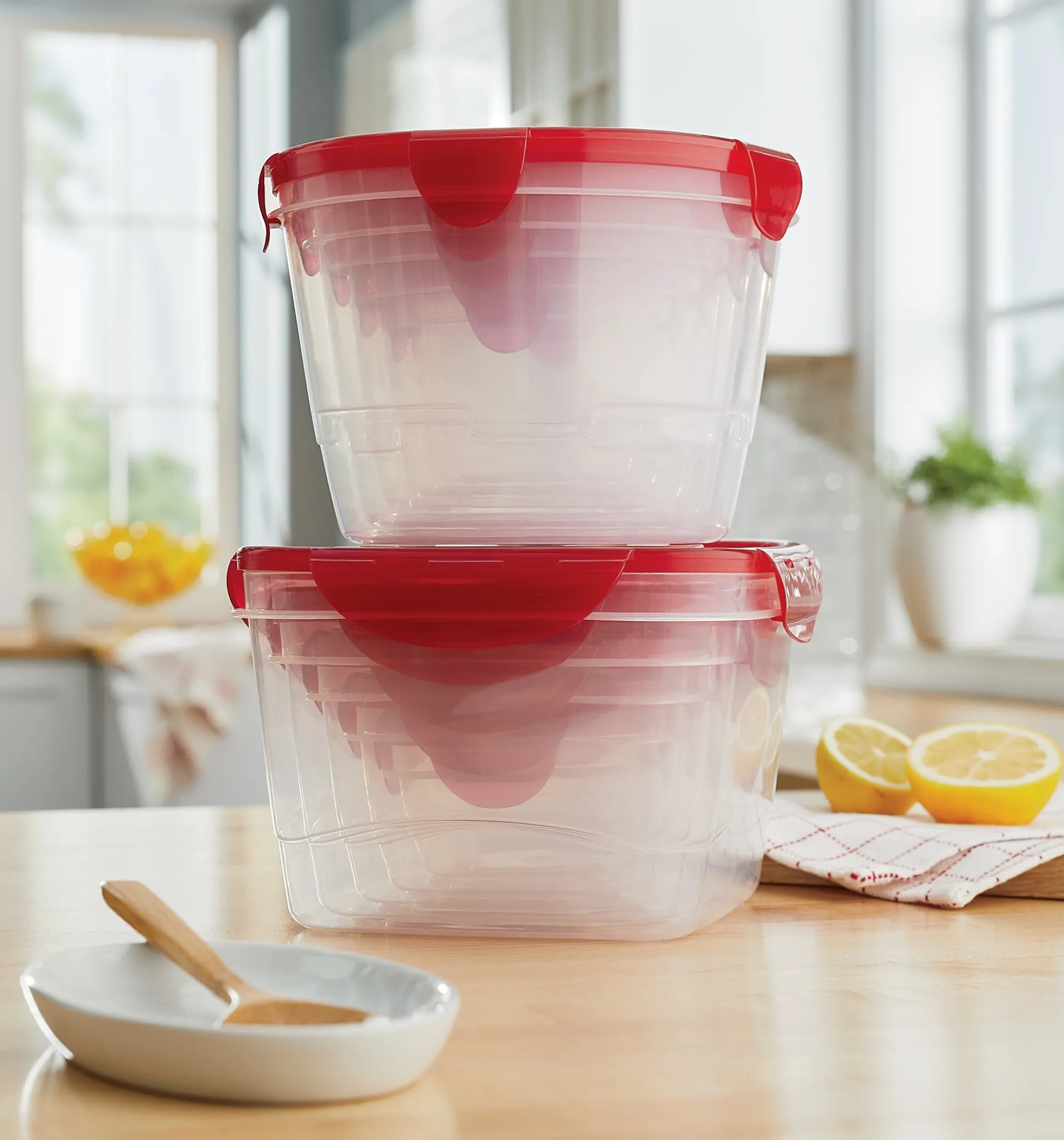 Chef Tested 20-Piece BPA-Free Food Storage Set with Snap-Lock Lids