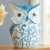 Chinoiserie Owl Figurine