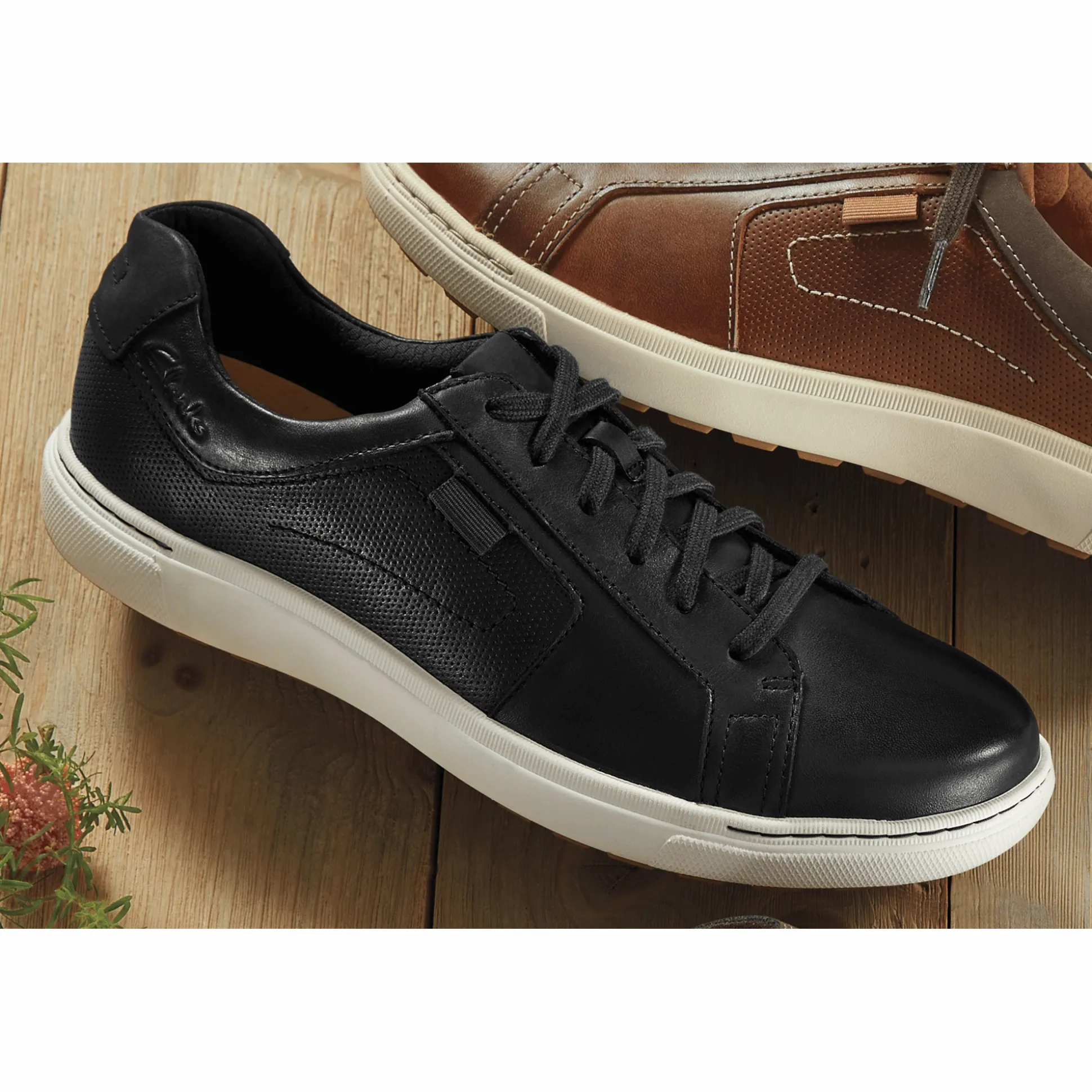 Clarks Leather Mapstone Lace-Up Shoe for Men