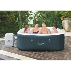 Coleman SaluSpa Ibiza AirJet Inflatable Hot Tub Spa 4–6 Person 71 in x 71 in x 26 in