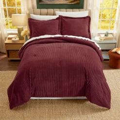 Color Connection Corduroy Down-Alternative Comforter Set