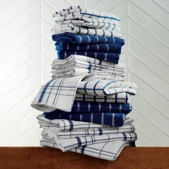 Color Connection 20-Piece Kitchen Towel Set in Absorbent Cotton