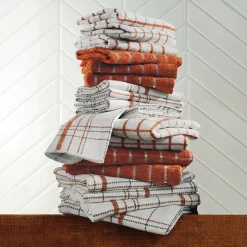 Color Connection 20-Piece Kitchen Towel Set in Absorbent Cotton